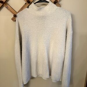 Natural Reflections Cream Turtleneck Sweater